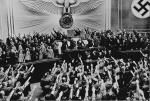Ovation for Hitler in the Reichstag after announcing the successful Anschluss – March&nbsp;1938