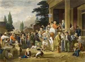 The County Election, George Caleb Bingham