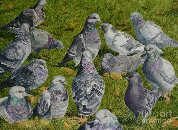 Town Hall Meeting, by Helen Shideler