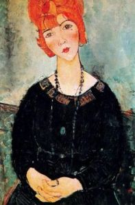 Woman with a necklace