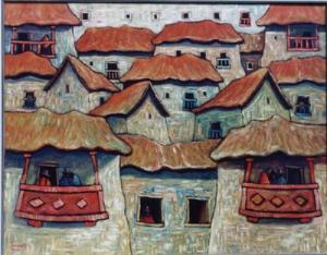 Peruvian artist Hugo Lecaros 