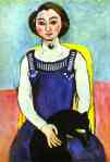 girl-with-a-black-cat Matisse