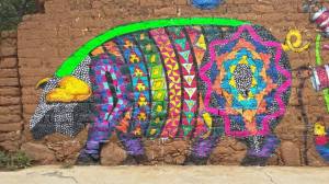 Mexican Street artist Spaik and work in Michoacan