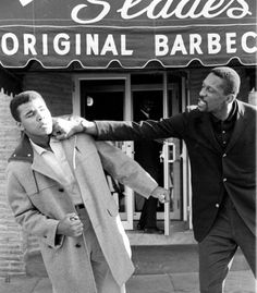 Ali with Bill Russell