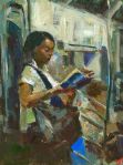 A reading lady darren&nbsp;thompson