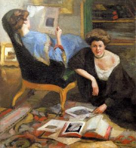 Women reading, Robert Breyer