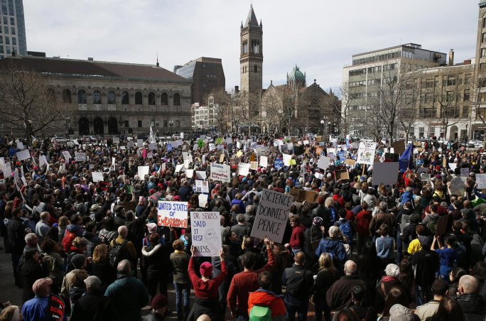 Stand Up for Science Rally in Boston, Feb. 17, 2017