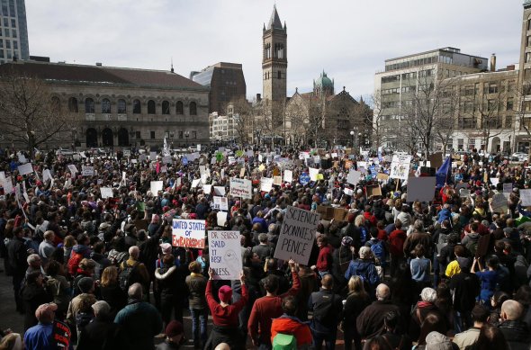Stand Up for Science Rally in Boston, Feb. 17, 2017
