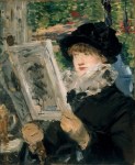 1879-80 Edouard Manet (French artist, 1832-1883) Woman&nbsp;Reading