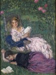 Edmond François Aman-Jean (French artist, 1858–1936) Women Reading&nbsp;1922