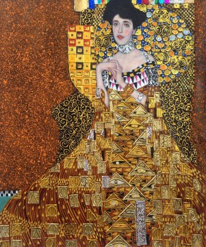 Handpainted-Portrait-Oil-Painting-Replicas-Portrait-of-Adele-Bloch-Bauer-I-Gustav-Klimt-s-Painting-on