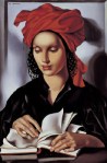 Lempicka, Tamara de; 1898-1980. “Wisdom”, 1940/41. Oil on wood, 71.1 x&nbsp;50.8cm.