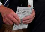 Trump needed notes to fake empathy for survivors of Florida school shooting. Washington&nbsp;Post