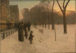 Boston Common at Twilight, Frederick Childe&nbsp;Hassam