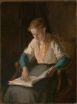 Girl reading William Morris&nbsp;Hunt