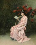 Madrazo y Garreta, Raimundo de (1841-1920) The pink&nbsp;dress