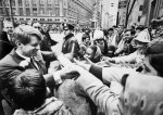 Robert F. Kennedy at St. Patrick’s Day Parade after announcing his run for POTUS, 50 years ago&nbsp;today.
