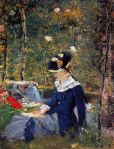 Young Woman in the Garden Eduoard&nbsp;Manet