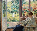 Woman Reading by a Window Gari Melchers – circa&nbsp;1905