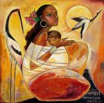 Sunshine Mother And Child Painting Shijun&nbsp;Munns