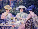 Summer Afternoon (Tea in the Garden), Théo van&nbsp;Rysselberghe