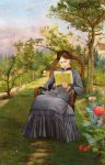 The Athenaeum – Thérèse Reading in the Park at Meric (Jean Frederic Bazille –&nbsp;)
