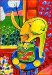 The cat with red fish&nbsp;matisse