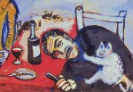 1911 Marc Chagall Man at&nbsp;Table