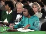 Anita Hill testifying&nbsp;in