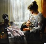 Gianni Strino (Italian, b. 1953) – La sartina (The seamstress),&nbsp;2013