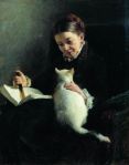 Lady with a Cat – Nikolai&nbsp;Yaroshenko