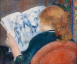 Young Woman Reading an Illustrated Journal, Auguste Renoir, c.&nbsp;1880