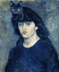 Pablo Picasso Woman with black&nbsp;cat