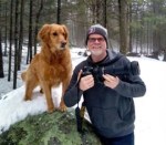 Roger Stevens Jr. and his dog,&nbsp;Rosie