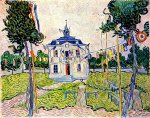Auvers Town Hall in 14 July 1890, Vincent Van&nbsp;Gogh