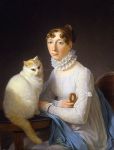 La dame et son chat Marguerite Gérard&nbsp;(1761-1837)