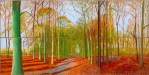 David Hockney, Woldgate Woods, 2008, private&nbsp;collection