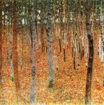 Gustav Klimt, Birch Forest I, 1902, private&nbsp;collection