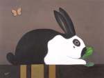 Rabbit Eating Lettuce, Martin&nbsp;Leman