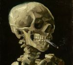 Vincent Van Gogh, Head of a Skeleton with a burning cigarette,&nbsp;1886