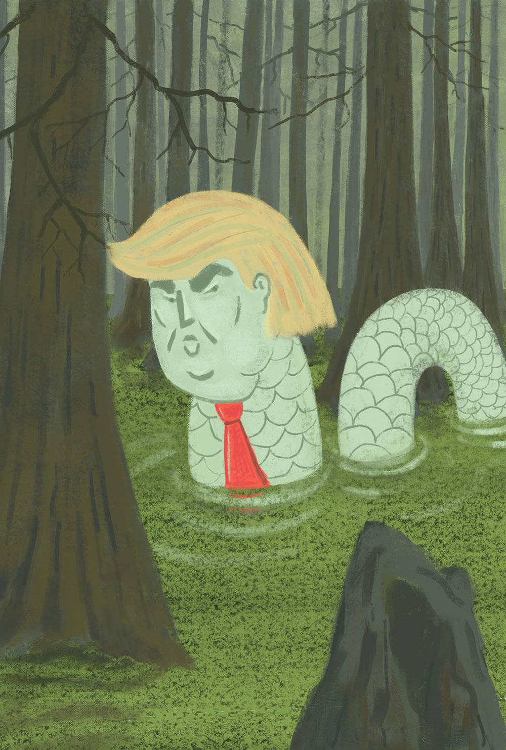 Image result for images donald trump as swamp monster