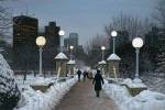 Winter Glow, Boston Common, by Julia O’Malley&nbsp;Keyes