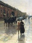 Rainy Day Columbus Avenue Boston Frederick Child&nbsp;Hassam