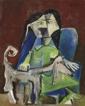 Picasso woman with&nbsp;dog