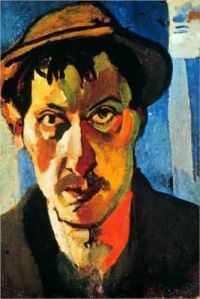 Self-Portrait with a Hat - Andre Derain