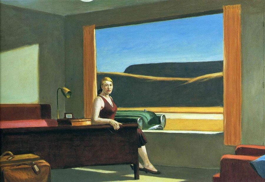 Western Motel, Edward Hopper, 1957