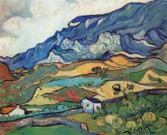 Les Alpilles, Mountain Landscape near South-Reme, Vincent Van Gogh,