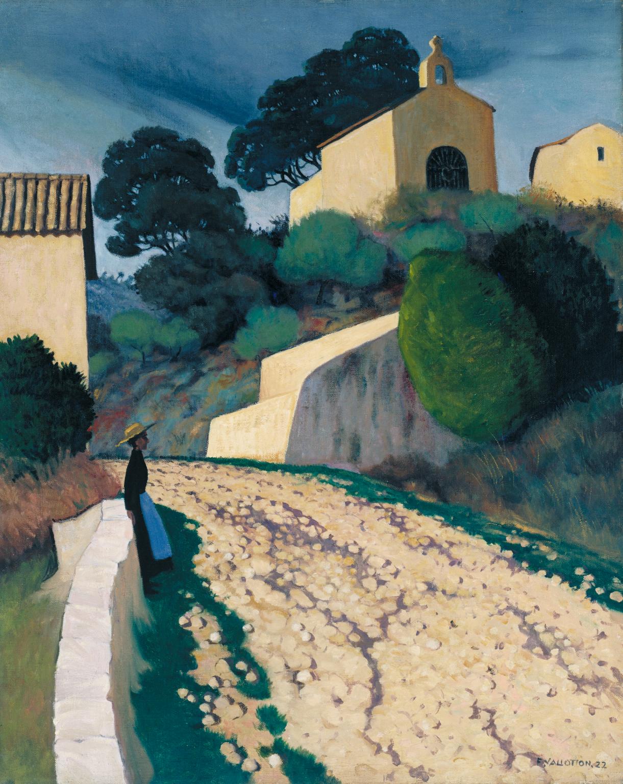 Road at St Paul (Var) 1922 by F?lix Vallotton 1865-1925