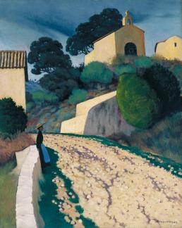 Road at St Paul (Var) 1922 by F?lix Vallotton 1865-1925