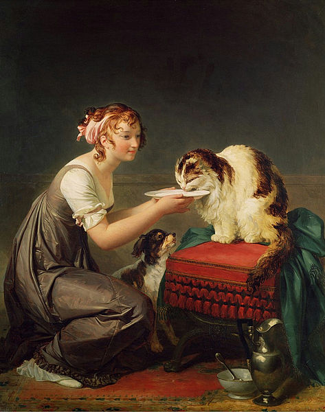 The cat's lunch, Marguerite Gerard